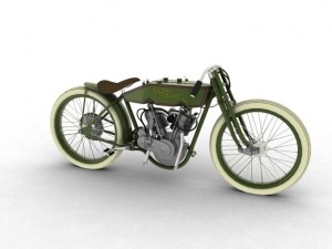 harleydavidson 11k boardtrack 1915 3D Model