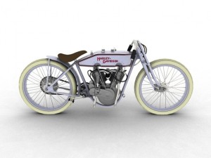 harleydavidson 11k boardtrack 1915 3D Model