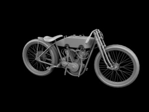 harleydavidson 11k boardtrack 1915 3D Model