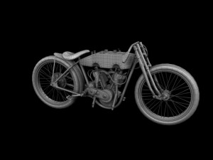 harleydavidson 11k boardtrack 1915 3D Model