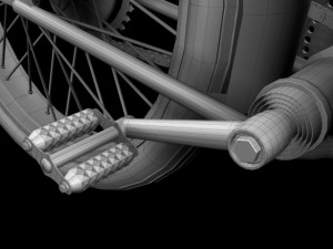 harleydavidson 11k boardtrack 1915 3D Model