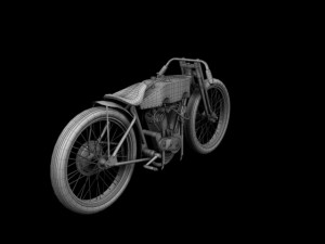 harleydavidson 11k boardtrack 1915 3D Model