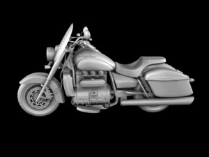triumph rocket iii toruing 2013 3D Model