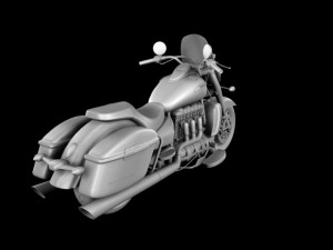 triumph rocket iii toruing 2013 3D Model