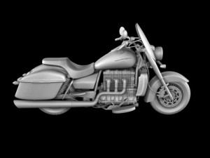 triumph rocket iii toruing 2013 3D Model