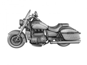 triumph rocket iii toruing 2013 3D Model