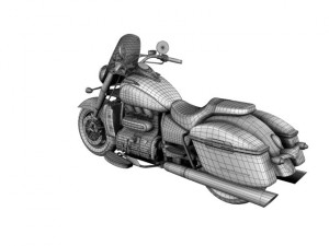 triumph rocket iii toruing 2013 3D Model