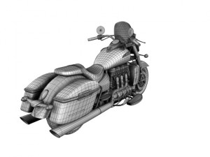 triumph rocket iii toruing 2013 3D Model