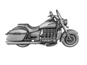 triumph rocket iii toruing 2013 3D Model