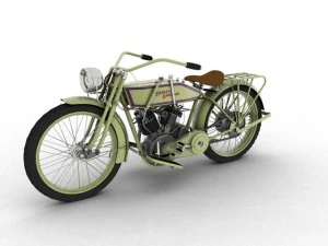 harleydavidson 11j 1915 3D Model