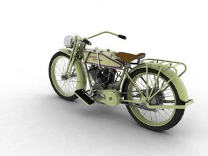 harleydavidson 11j 1915 3D Model