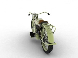 harleydavidson 11j 1915 Modelo 3D