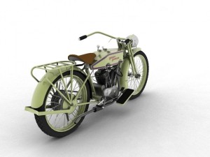 harleydavidson 11j 1915 Modelo 3D