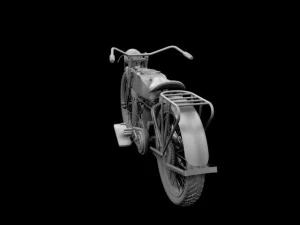 harleydavidson 11j 1915 3D Model