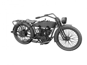 harleydavidson 11j 1915 Modelo 3D