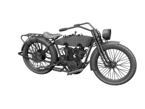 harleydavidson 11j 1915 3D Model