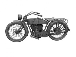 harleydavidson 11j 1915 Modelo 3D