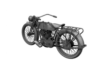 harleydavidson 11j 1915 3D Model