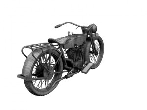 harleydavidson 11j 1915 Modelo 3D