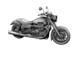 moto guzzi 1400 california por gonzo 3d 6500 3 Modelo 3D