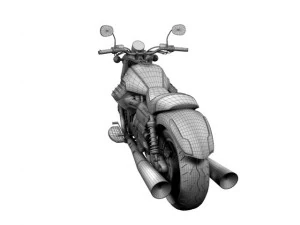 moto guzzi 1400 california por gonzo 3d 6500 3 Modelo 3D