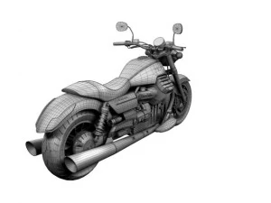 moto guzzi 1400 california por gonzo 3d 6500 3 Modelo 3D