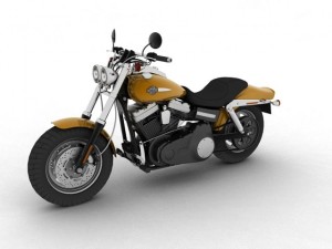 harleydavidson fxdf fat bob 2013 3D 模型