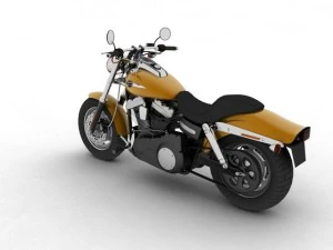 harleydavidson fxdf fat bob 2013 3D Model