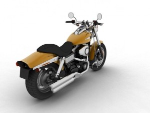 harleydavidson fxdf fat bob 2013 3D 模型