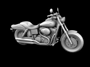 harleydavidson fxdf fat bob 2013 3D 模型