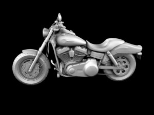 harleydavidson fxdf fat bob 2013 3D 模型