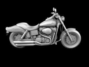 harleydavidson fxdf fat bob 2013 3D 模型