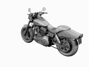 harleydavidson fxdf fat bob 2013 3D 模型
