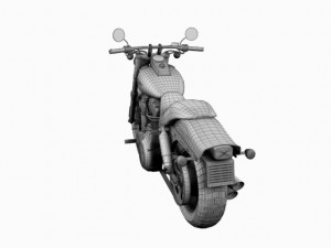 harleydavidson fxdf fat bob 2013 3D 模型