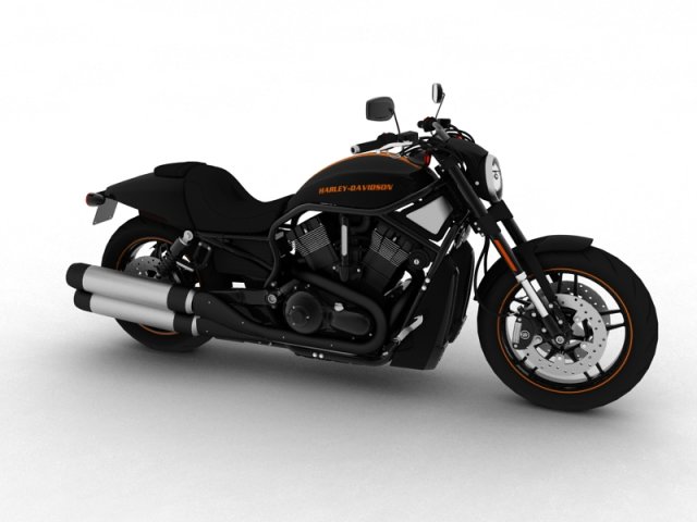 harleydavidson vrod night rod special 2013 3D Model in Motosiklet 3DExport