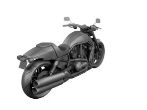 harley davidson v rod night rod special 2013 3D Model
