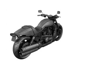 harley davidson v rod night rod special 2013 3D Model