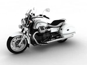 moto guzzi 1400 california touring 2013 3D Model