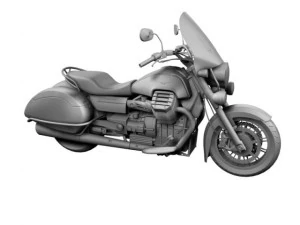 moto guzzi 1400 california touring 2013 3D Model