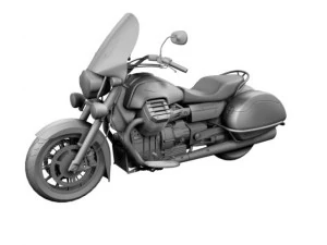 moto guzzi 1400 california touring 2013 3D Model
