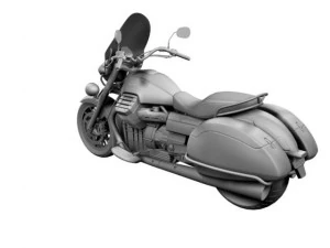 moto guzzi 1400 california touring 2013 3D Model