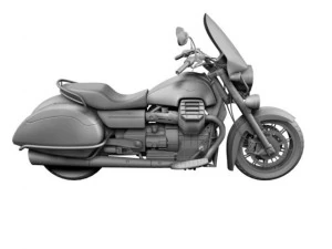 moto guzzi 1400 california touring 2013 3D Model