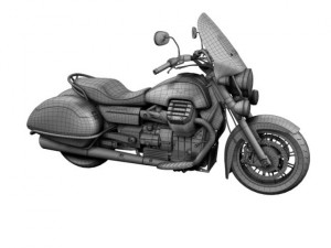 moto guzzi 1400 california touring 2013 3D मॉडल