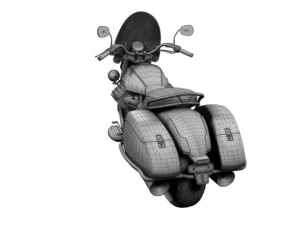 moto guzzi 1400 california touring 2013 3D Model