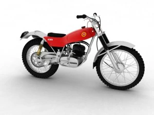 montesa cota 247 1970 3D Model