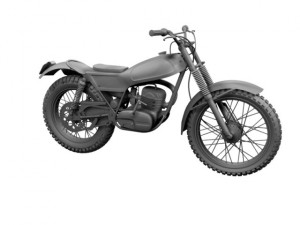 montesa cota 247 1970 Modelo 3D