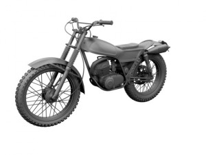 montesa cota 247 1970 Modelo 3D