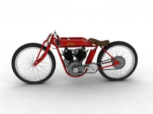 indian boardtrack racer 1920 3D Model