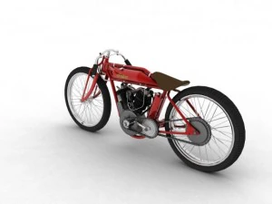 indian boardtrack racer 1920 3D Model