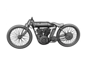 indian boardtrack racer 1920 3D Model